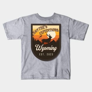 Smythe's Expeditions Wyoming T-Shirt Kids T-Shirt